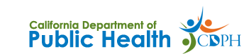 California Depaetment of Public Health logo